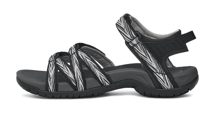 Women's Teva Tirra Color: Palms Black / White 6