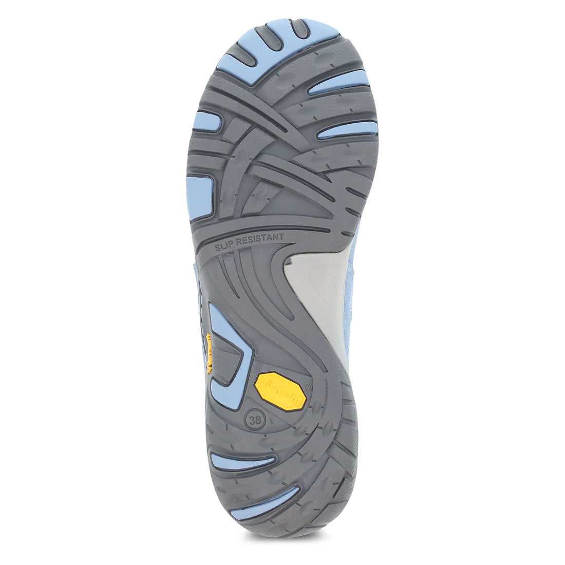 Women's Dansko Paisley Color: Sky Burnished Suede