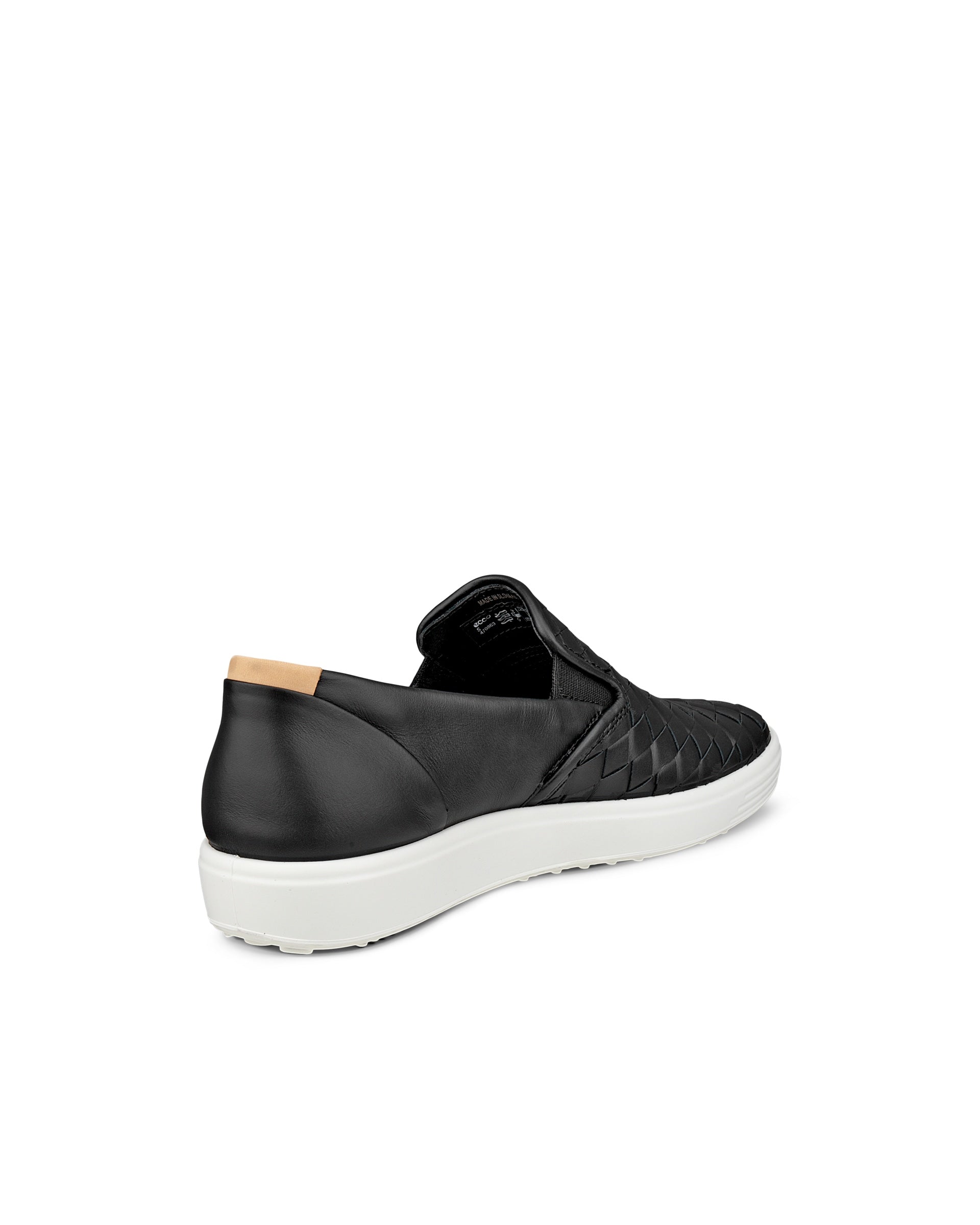 Women's Ecco Soft 7 Woven Leather Slip-On 3