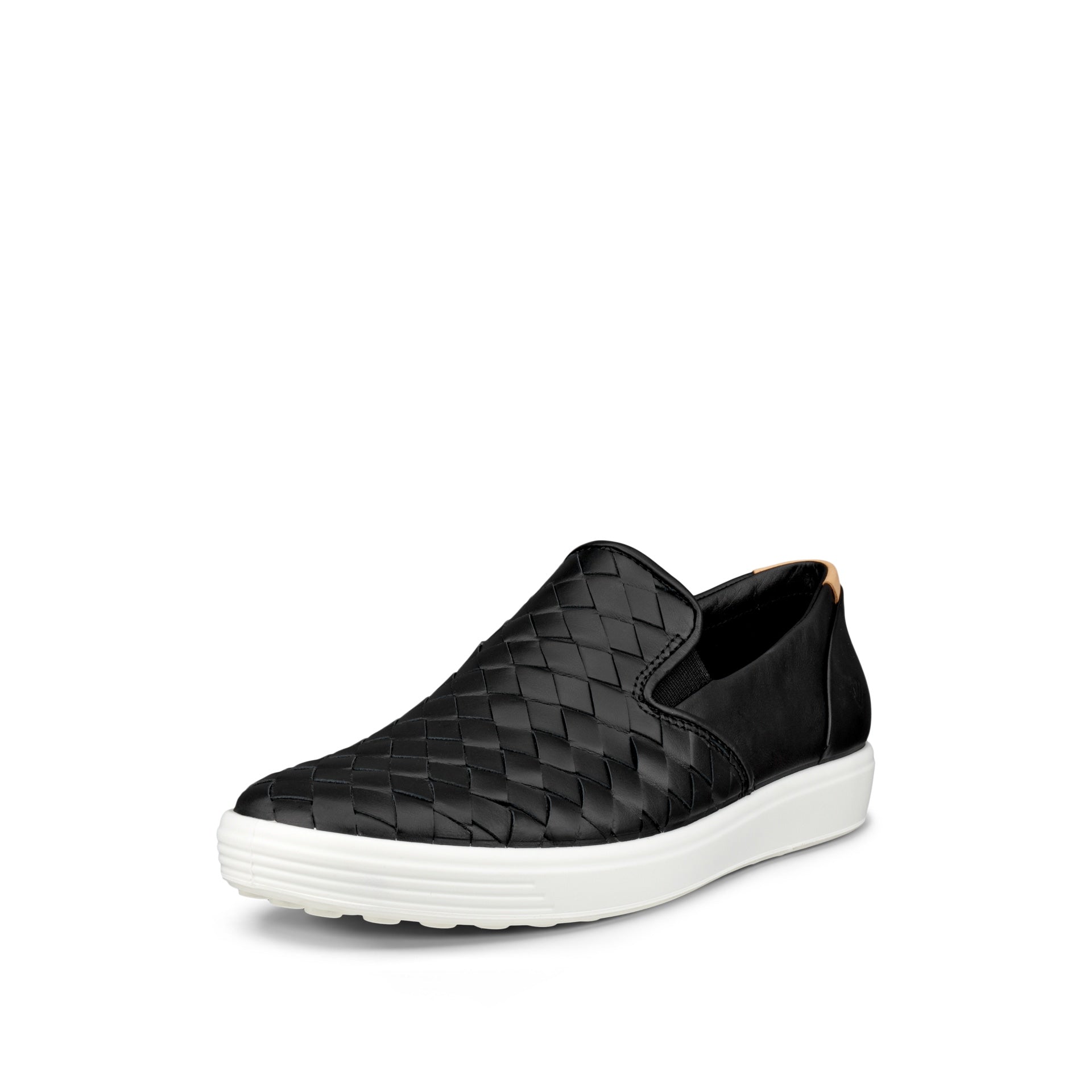 Women's Ecco Soft 7 Woven Leather Slip-On 1