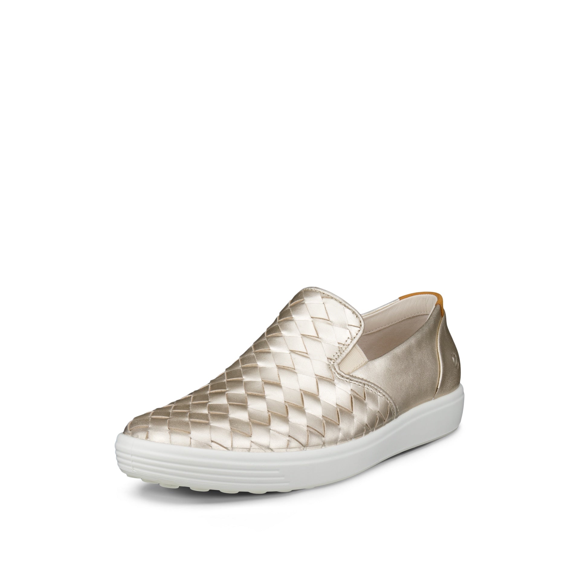 Women's Ecco Soft 7 Woven Leather Slip-On 6