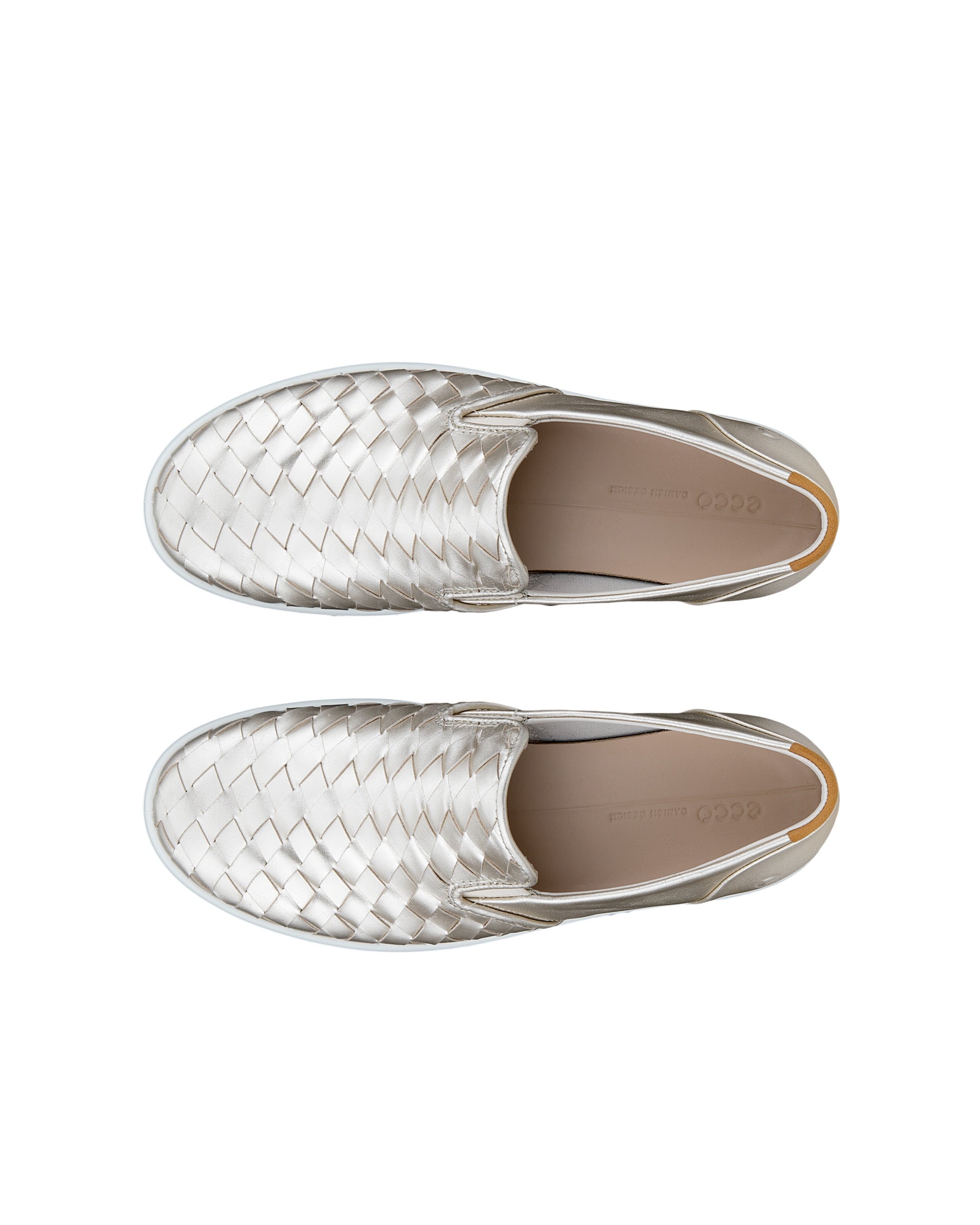 Women's Ecco Soft 7 Woven Leather Slip-On 10