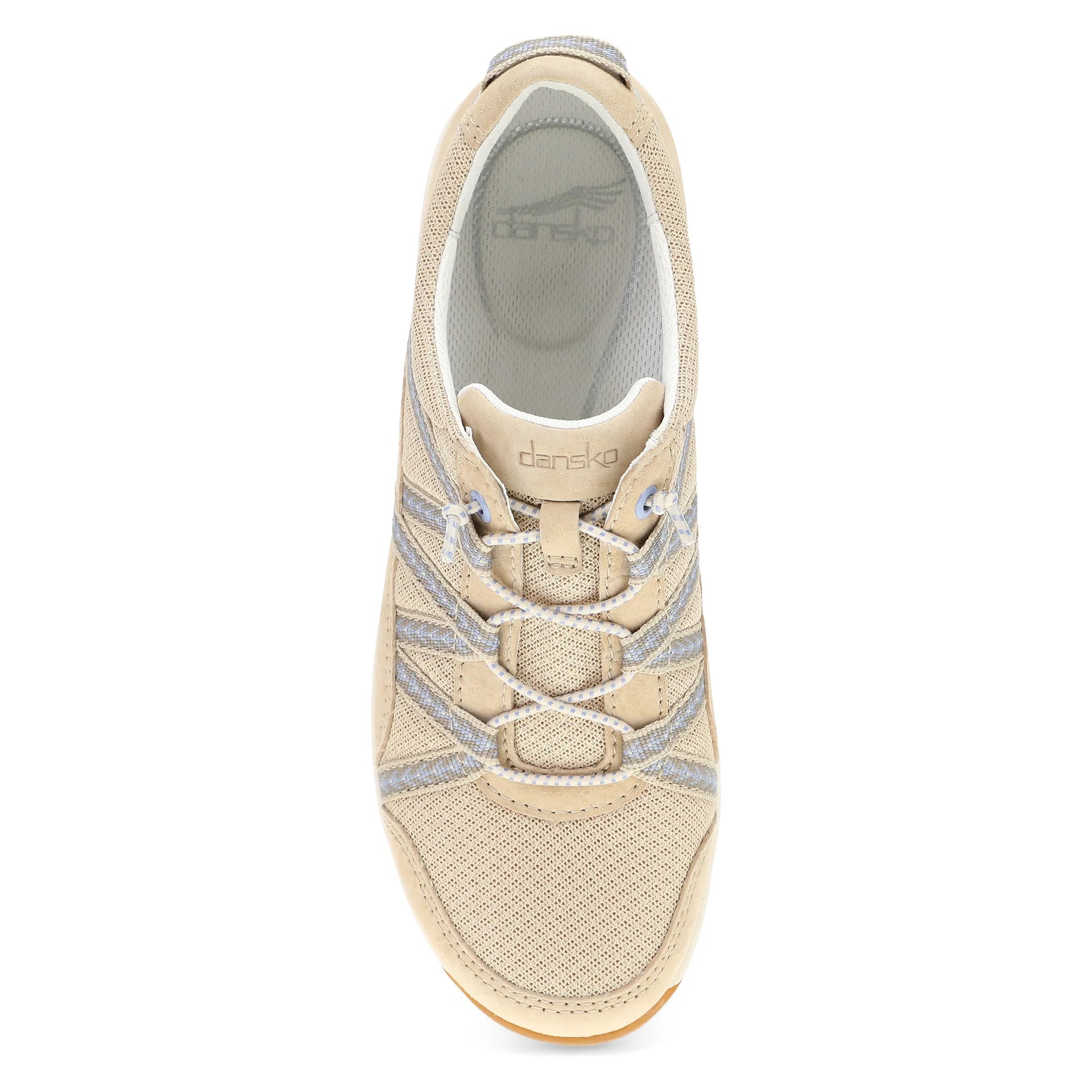 Women's Dansko Harlyn Color: Sand Suede Sneaker 4
