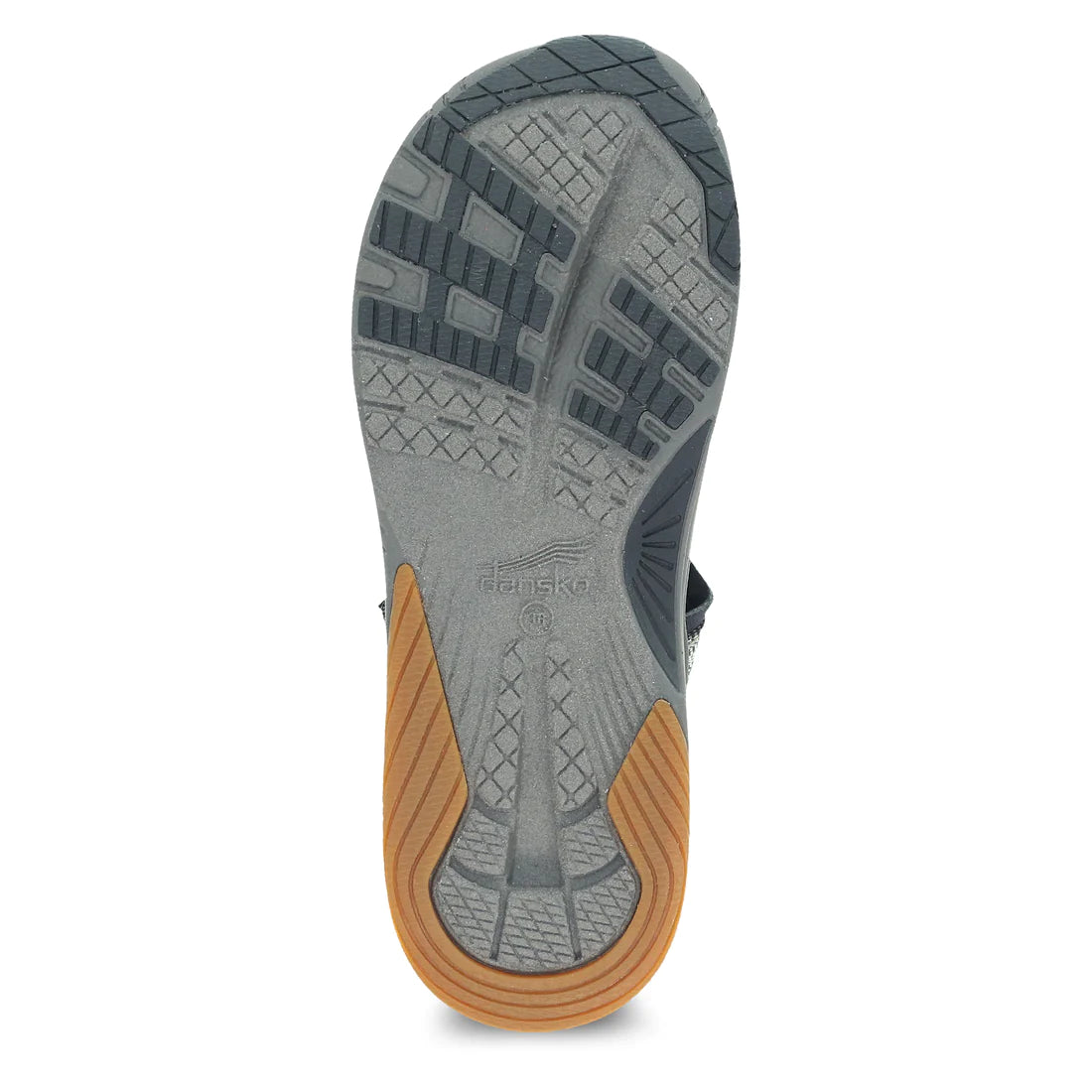 Women's Dansko Rayna Color: Black Multi Webbing Sandal 3