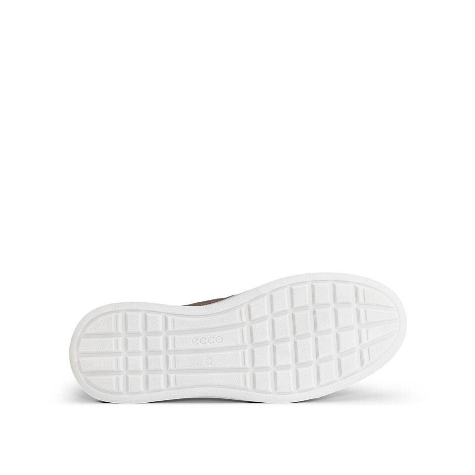 White sneaker sole on a white background