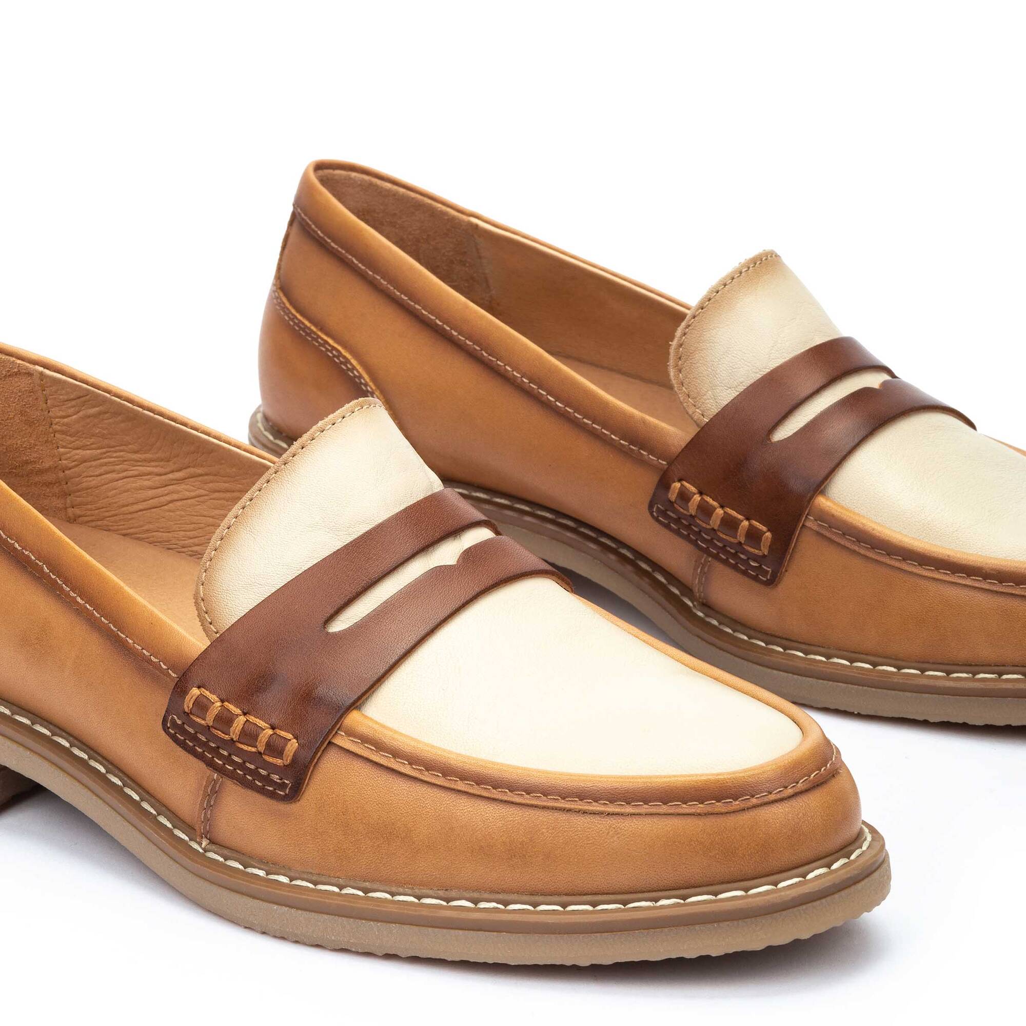 Women's Pikolinos Aldaya Two-tone Penny Loafers 11