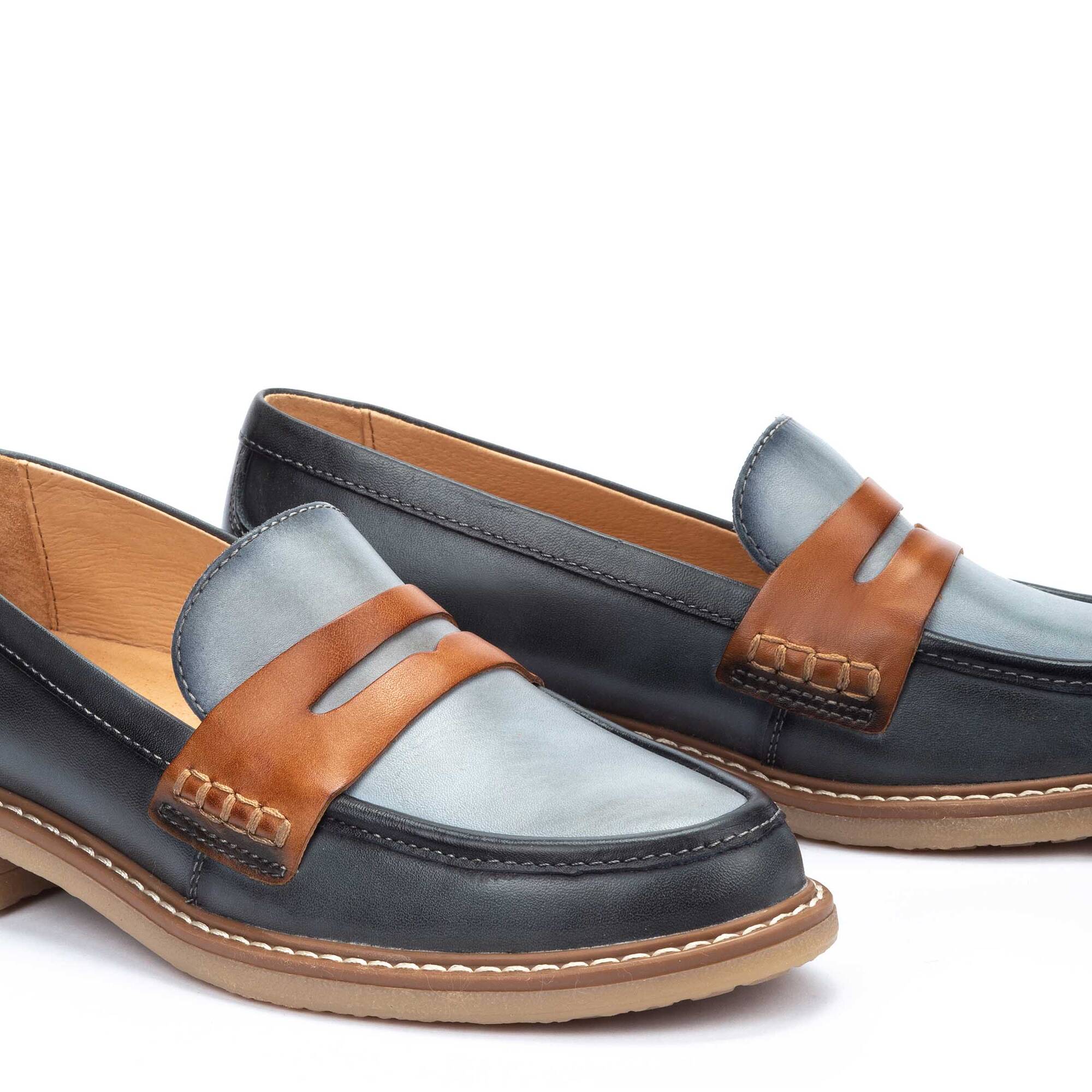 Women's Pikolinos Aldaya Two-tone Penny Loafers Color: Ocean 3
