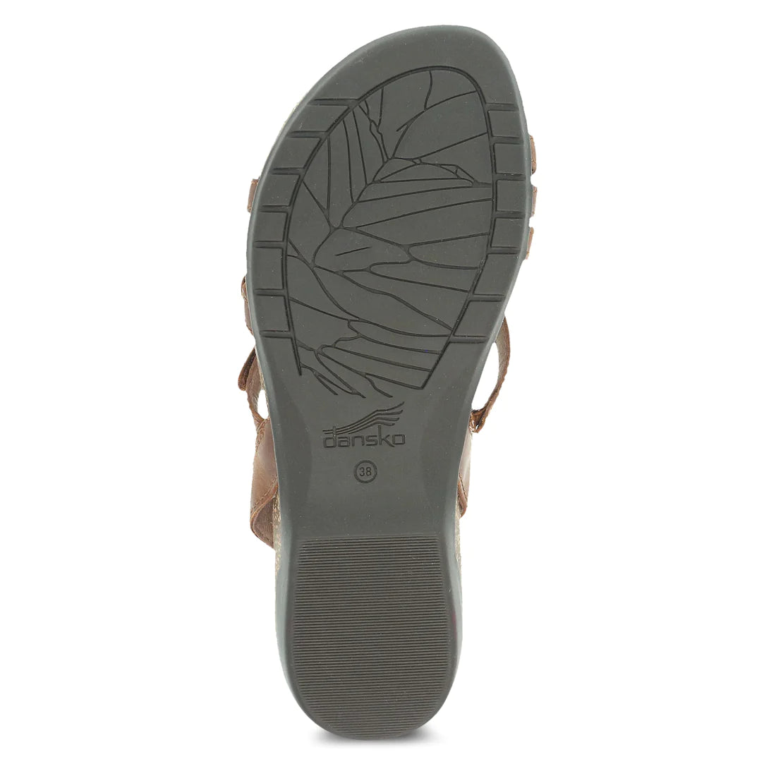 Women's Dansko Roslyn Color: Tan Waxy Burnished Sandal 3