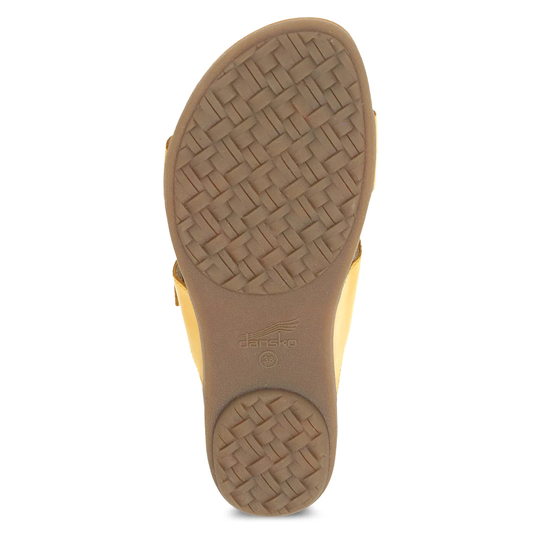Women's Dansko Justine Color: Yellow Calf Sandal 3