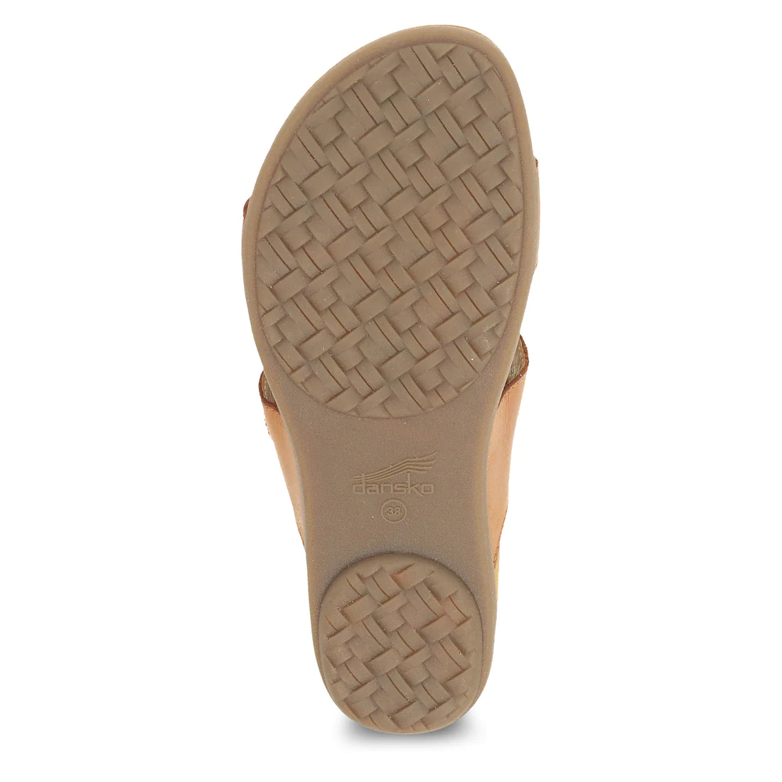 Women's Dansko Justine Color: Luggage Calf Sandal 3
