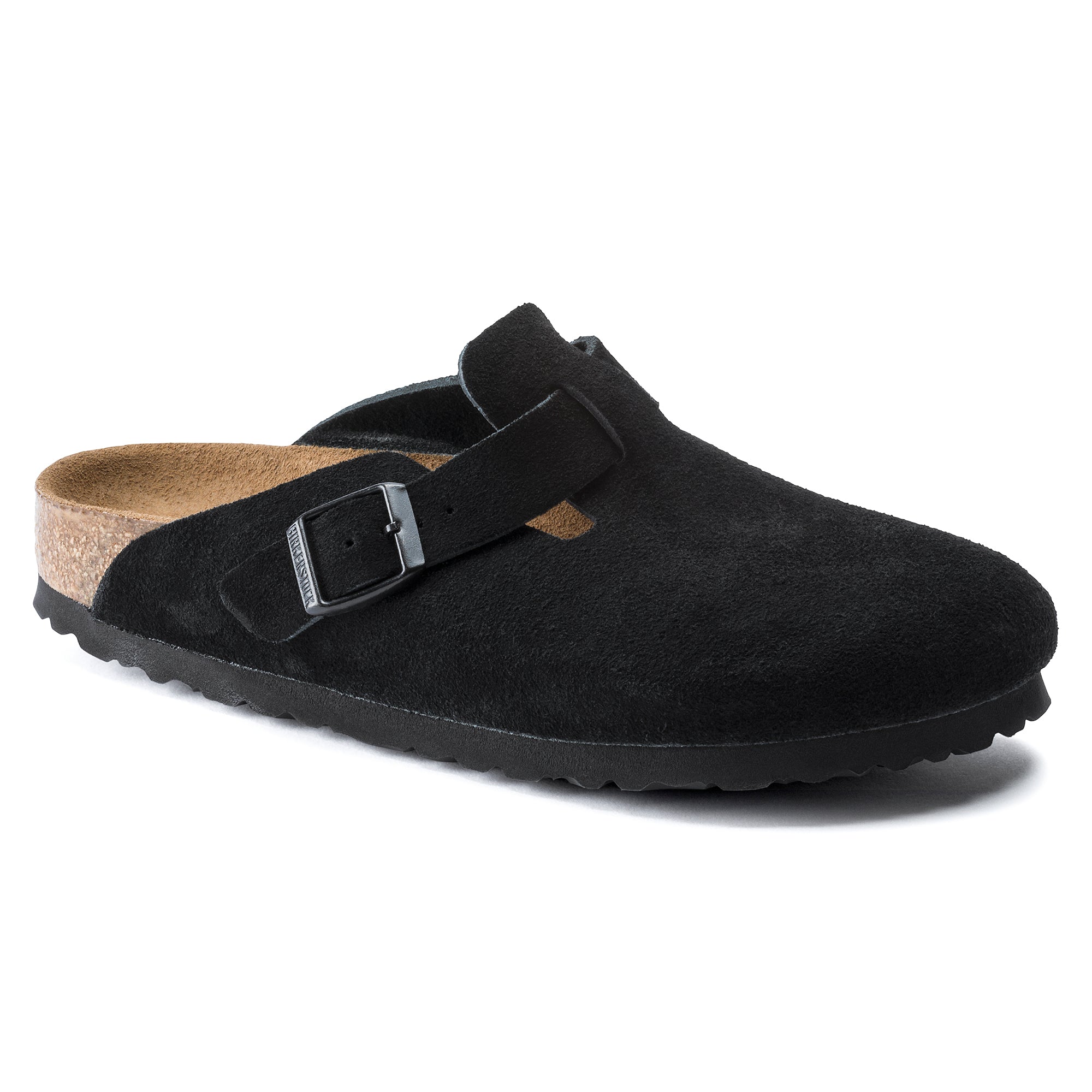 Women's Birkenstock Boston Soft Footbed Suede Leather 2