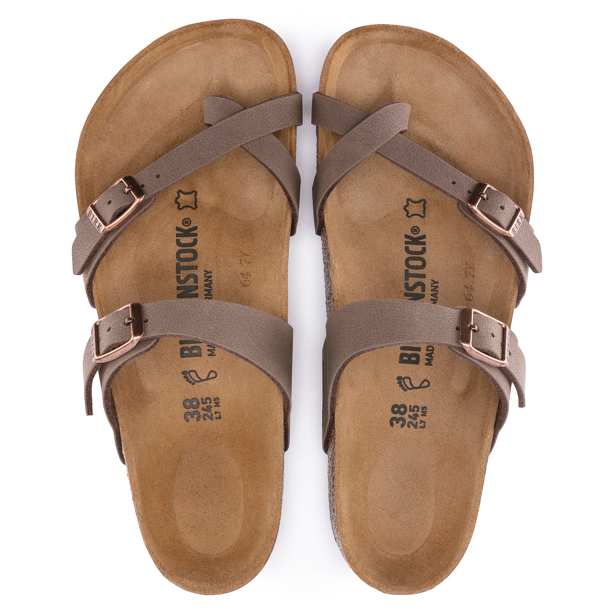 Women's Birkenstock Mayari Birkibuc Color: Mocha 3