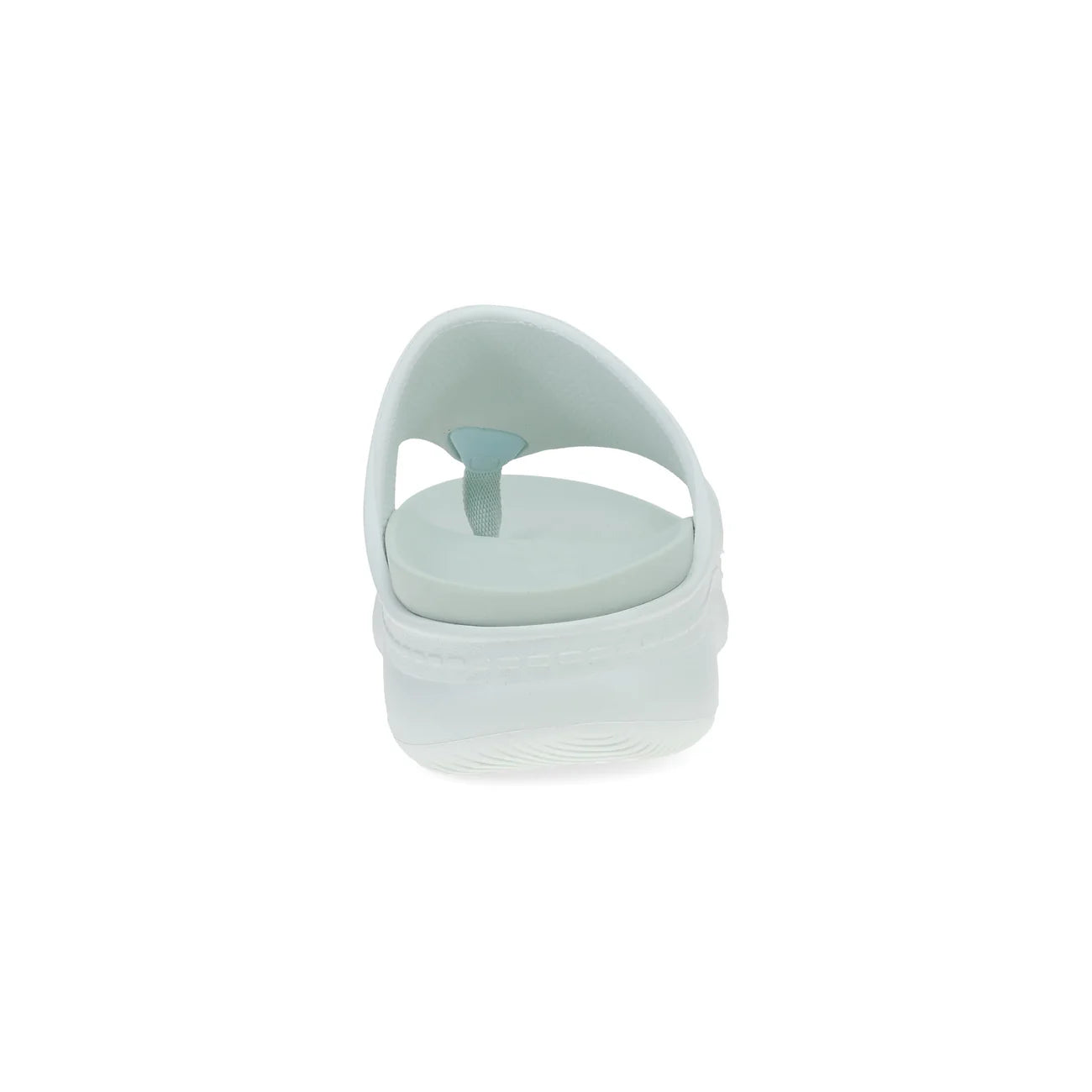 Light blue sandal on a white background