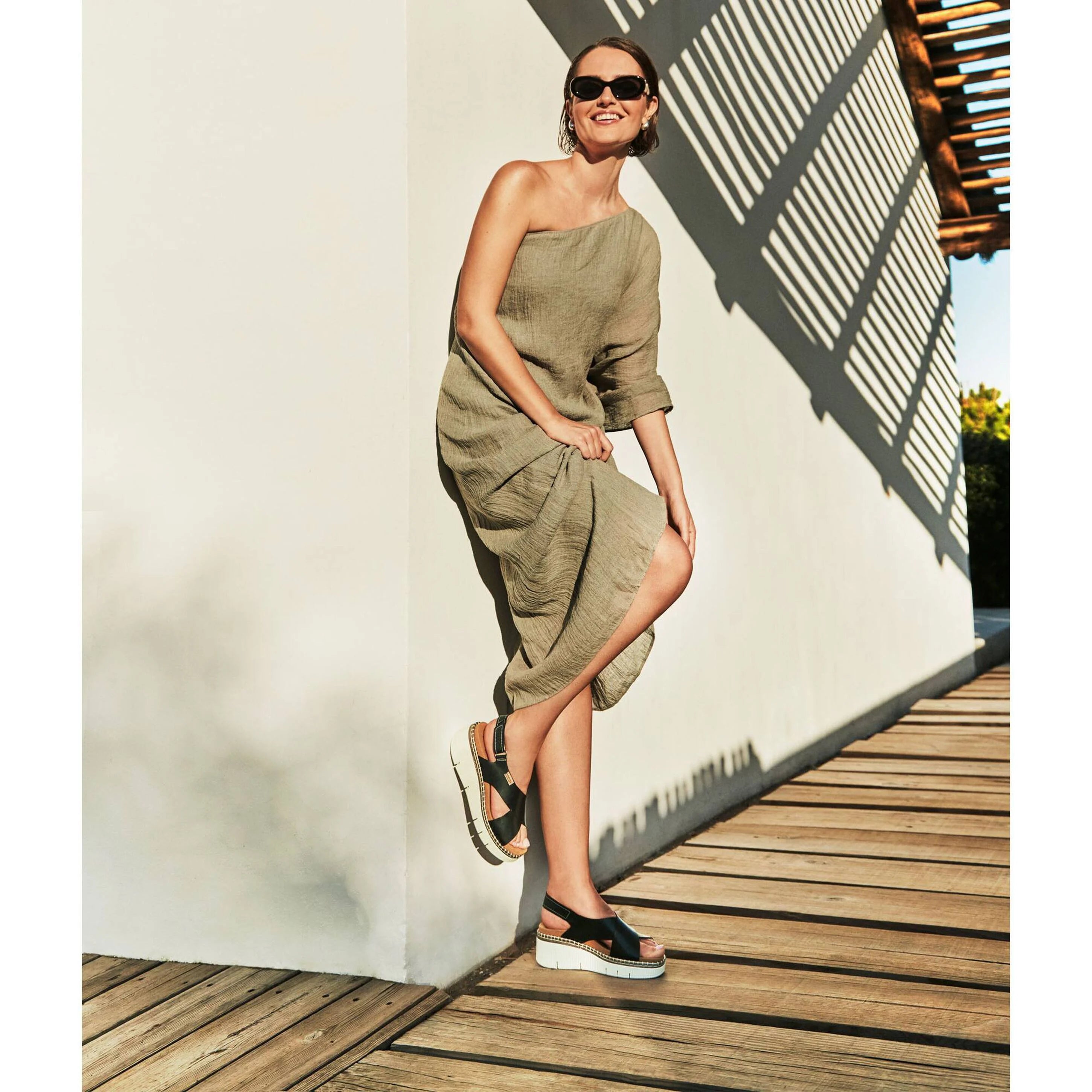 Women's Pikolinos Gomera Wedges with Velcro Closure 8