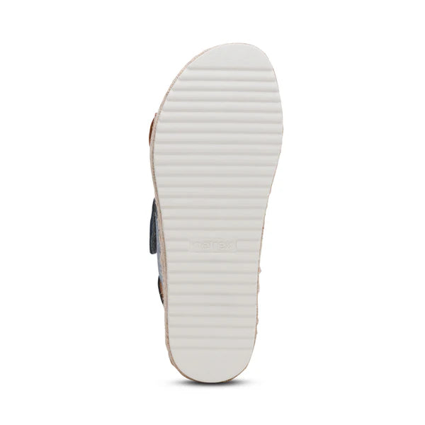 Close-up of a shoe sole on a white background
