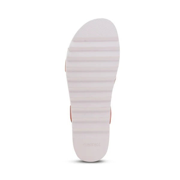 White shoe sole on a white background
