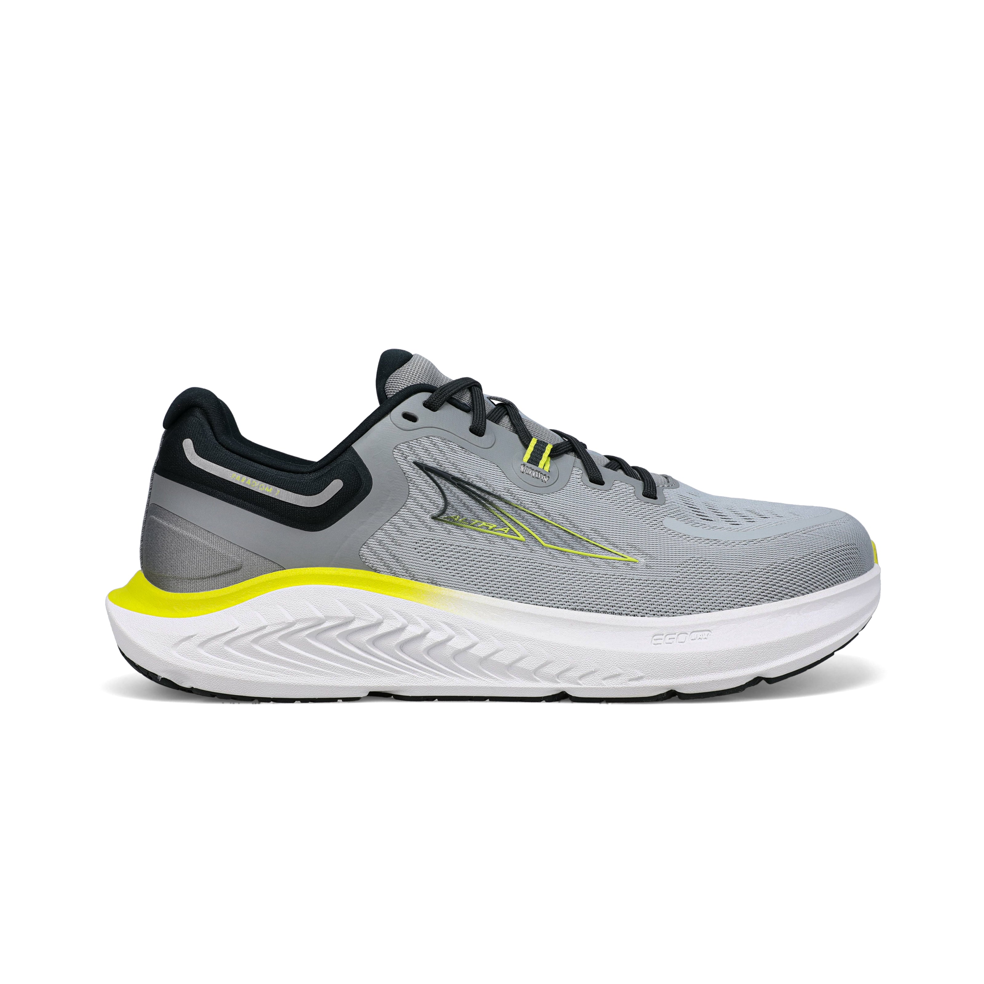 Men's Altra Paradigm 7 Color Gray / Lime Brown's Shoe Fit Co. Dubuque