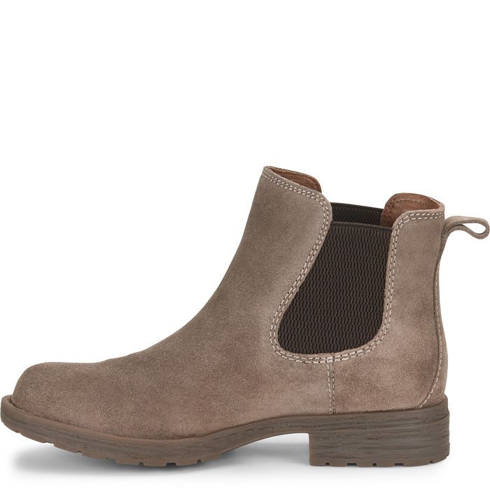 Women's Born Cove Color: Taupe Mustang Suede (Grey)