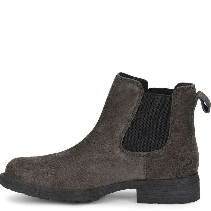 Women's Born Cove Color: Dk Grey Carbon Suede (Grey)