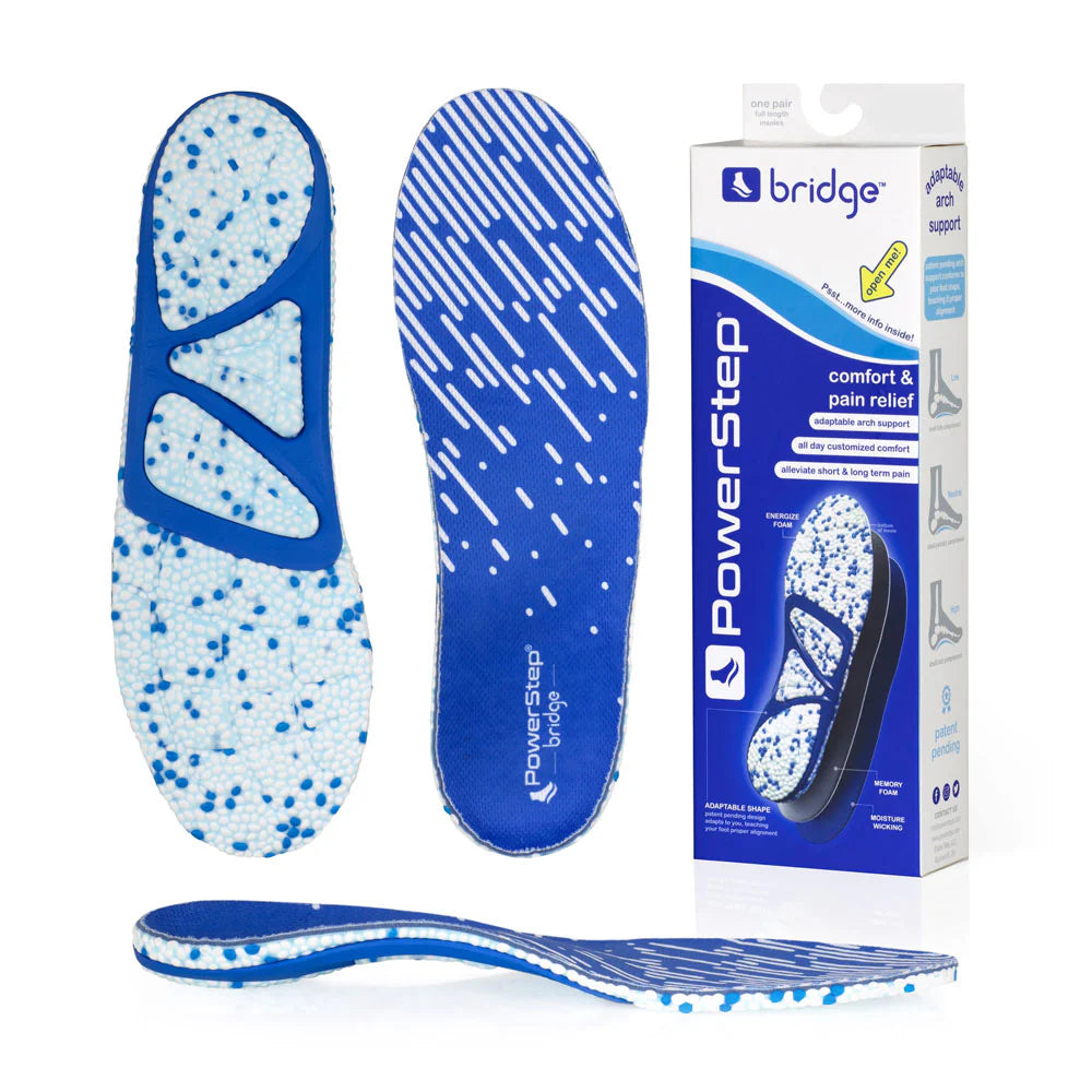 PowerStep Bridge | Adaptable Arch Supporting Insoles With Energize Foam 1