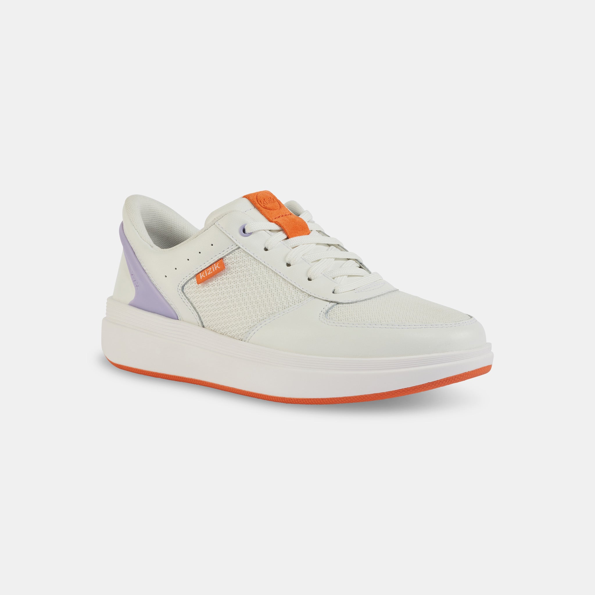 Women's Kizik Brisbane Color: Optic White/ Sunset / Lilac 1