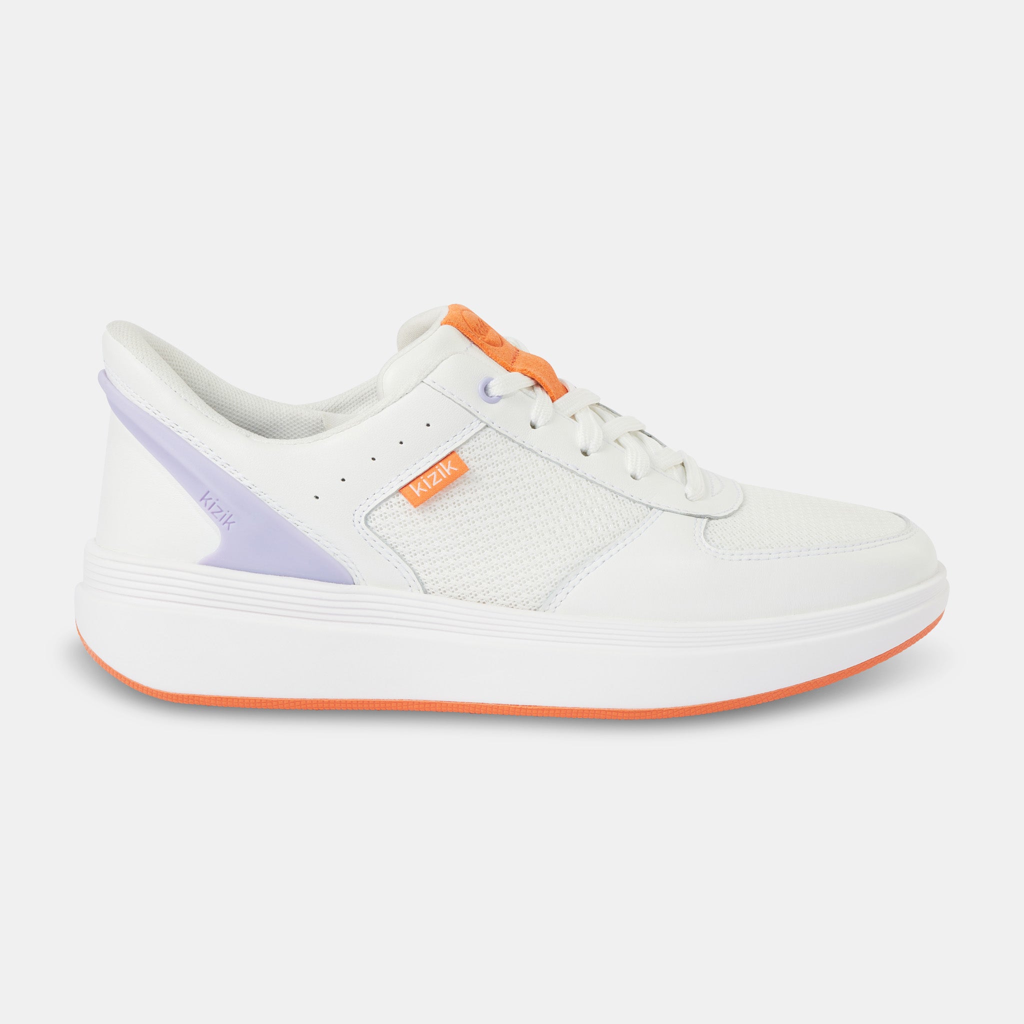 Women's Kizik Brisbane Color: Optic White/ Sunset / Lilac 2