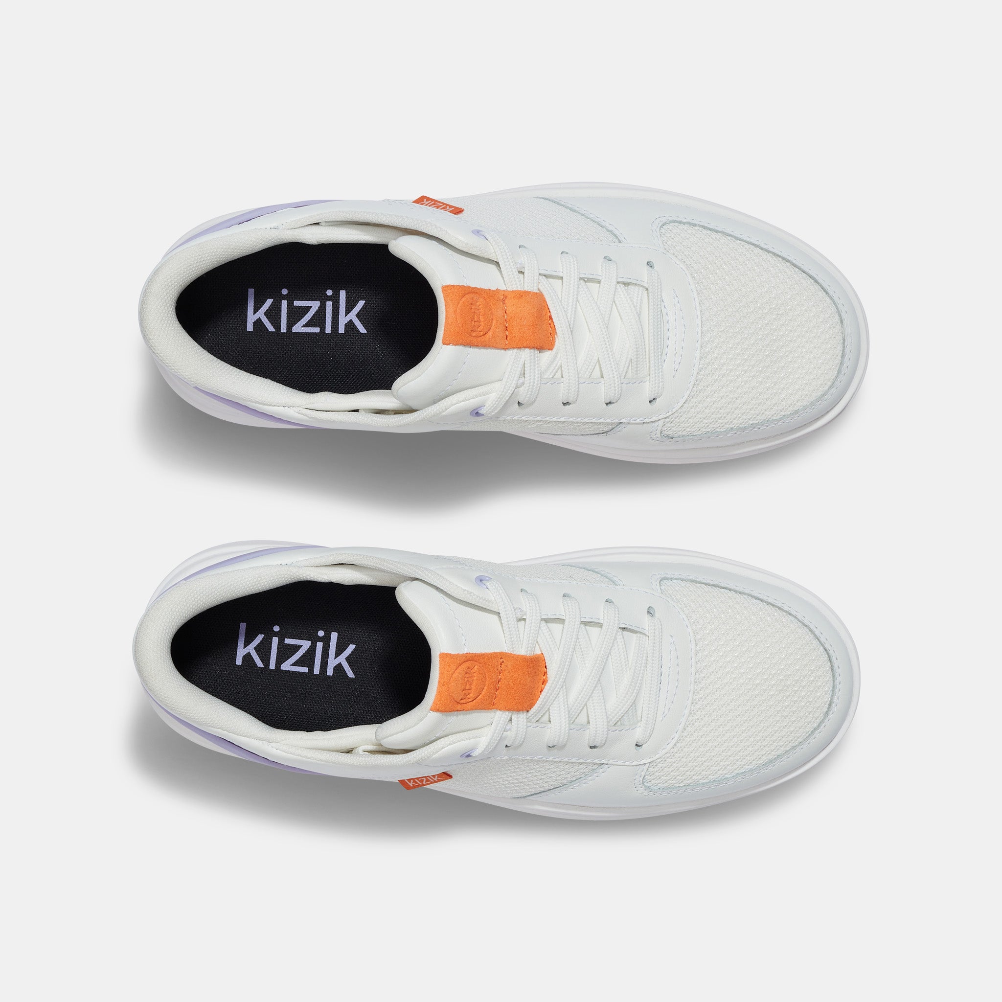 Women's Kizik Brisbane Color: Optic White/ Sunset / Lilac 8