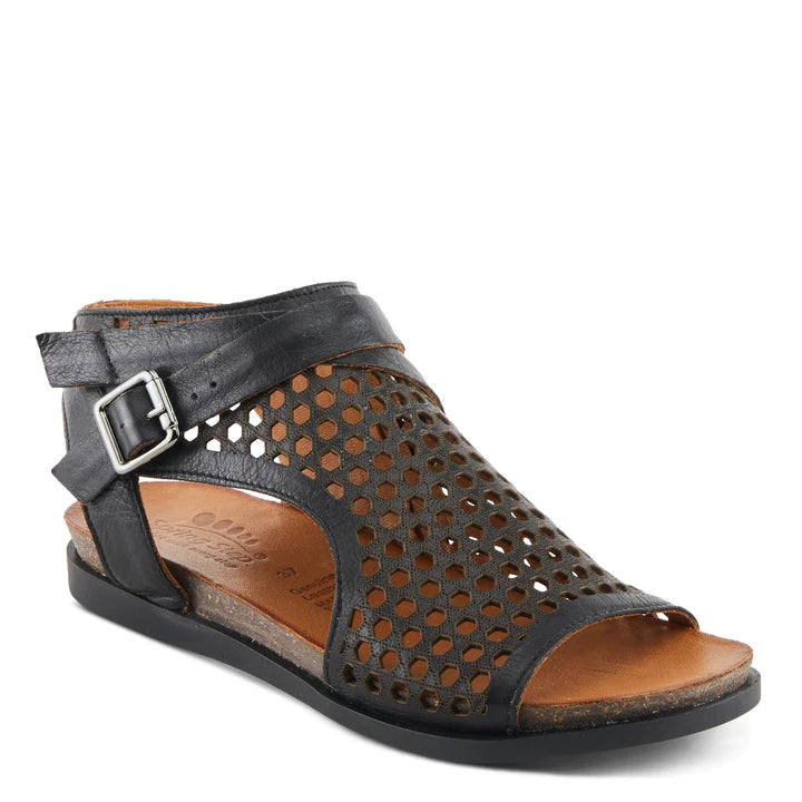 Women's Spring Step Covington Sandals Color: Black 1