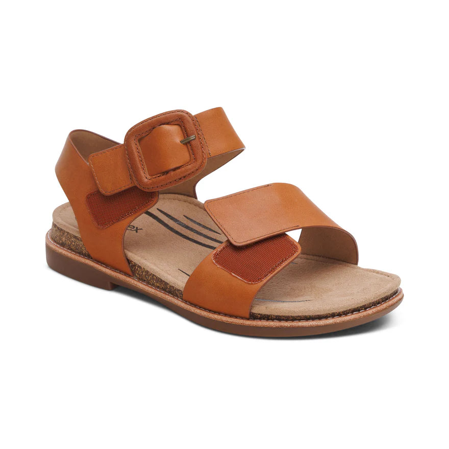 Women's Aetrex Claire Quarter Strap Sandal 10