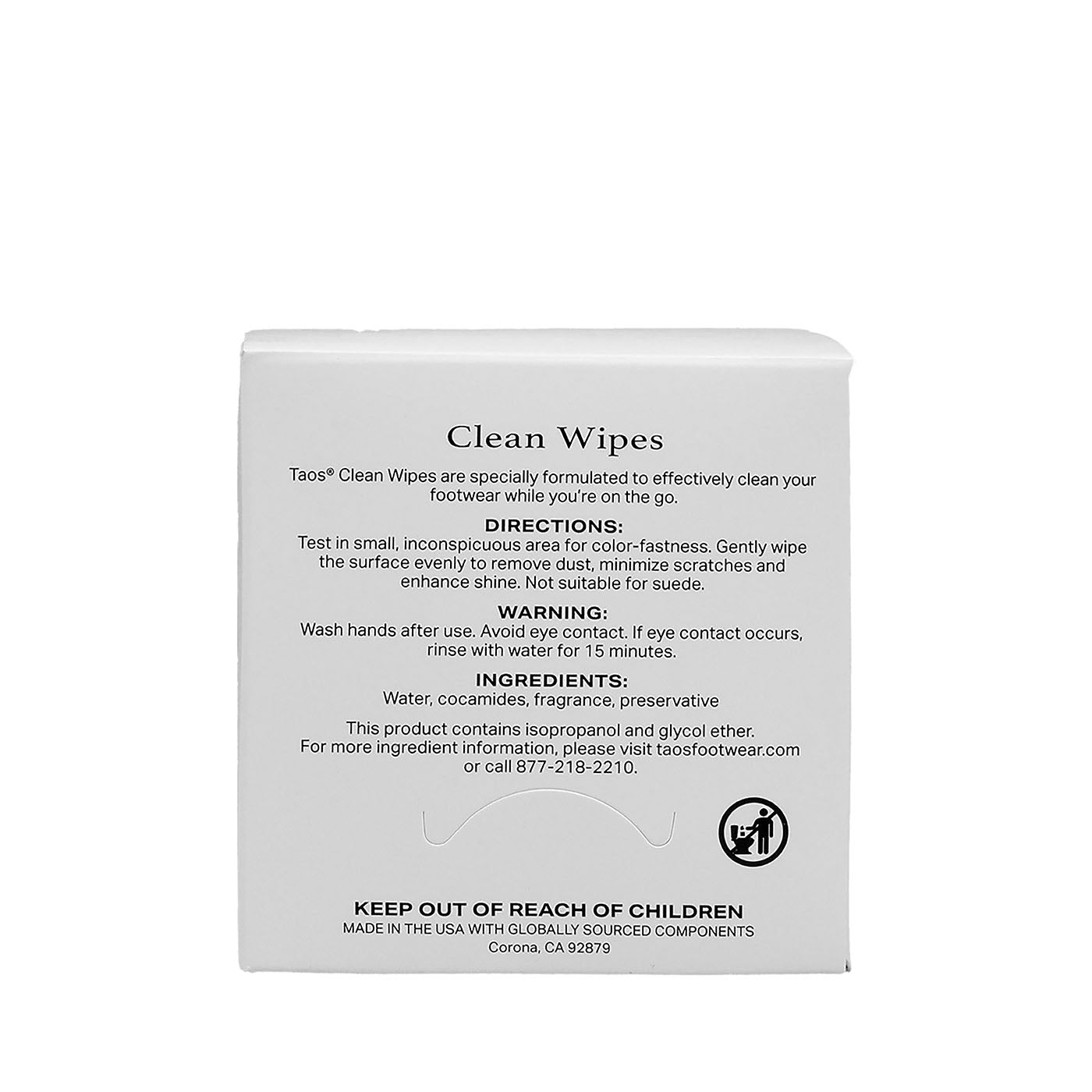 Taos Footwear Wipes 4