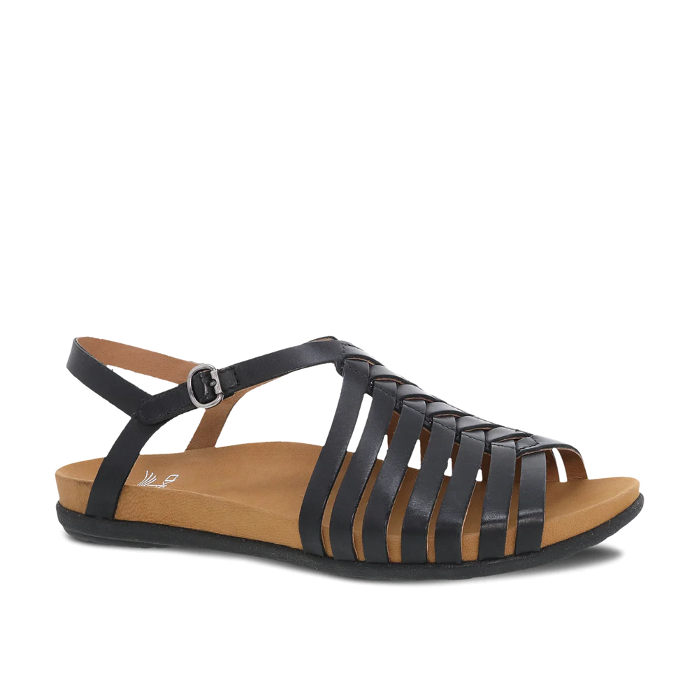 Women's Dansko Jennifer Color: Black Calf Sandal 1