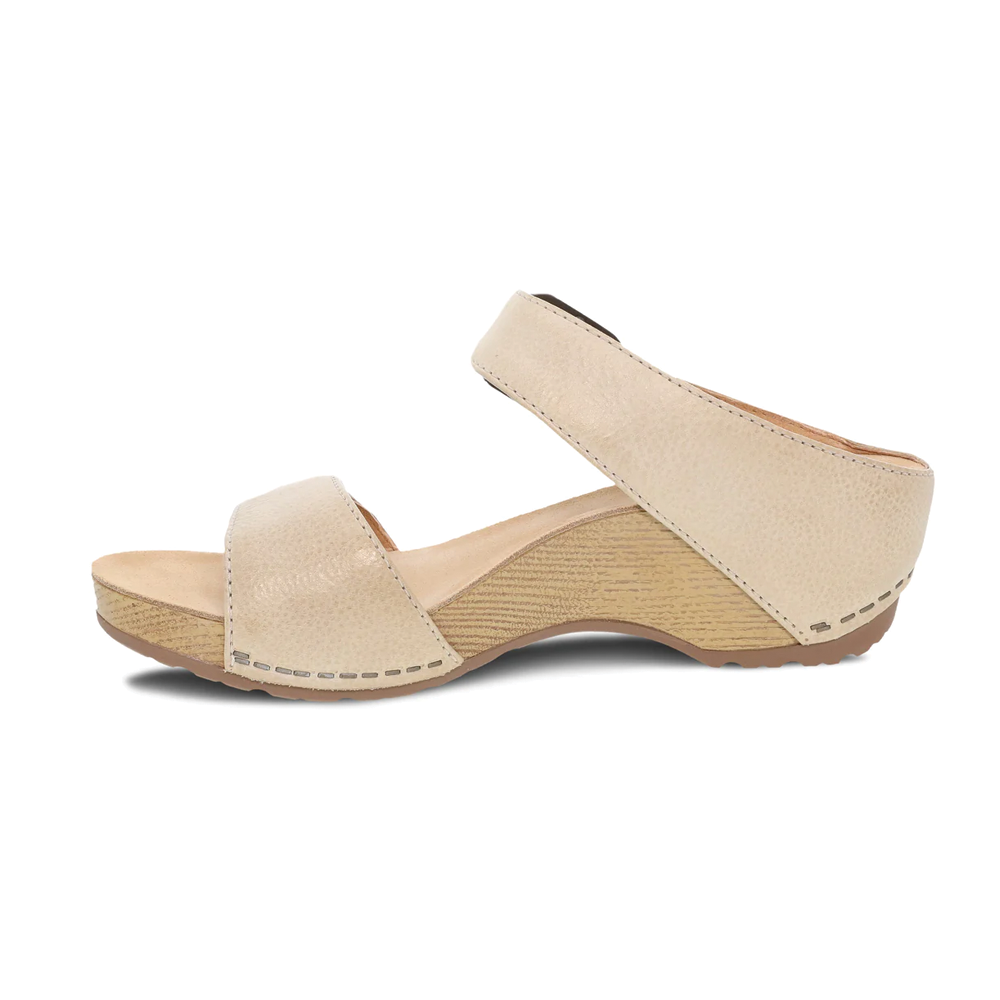 Women's Dankso Tanya Color: Linen Milled Burnished Sandal 2