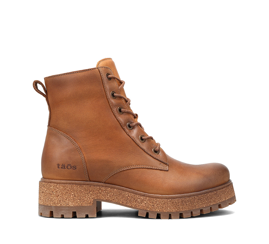 Women's Taos Main Street Color: Tan Leather