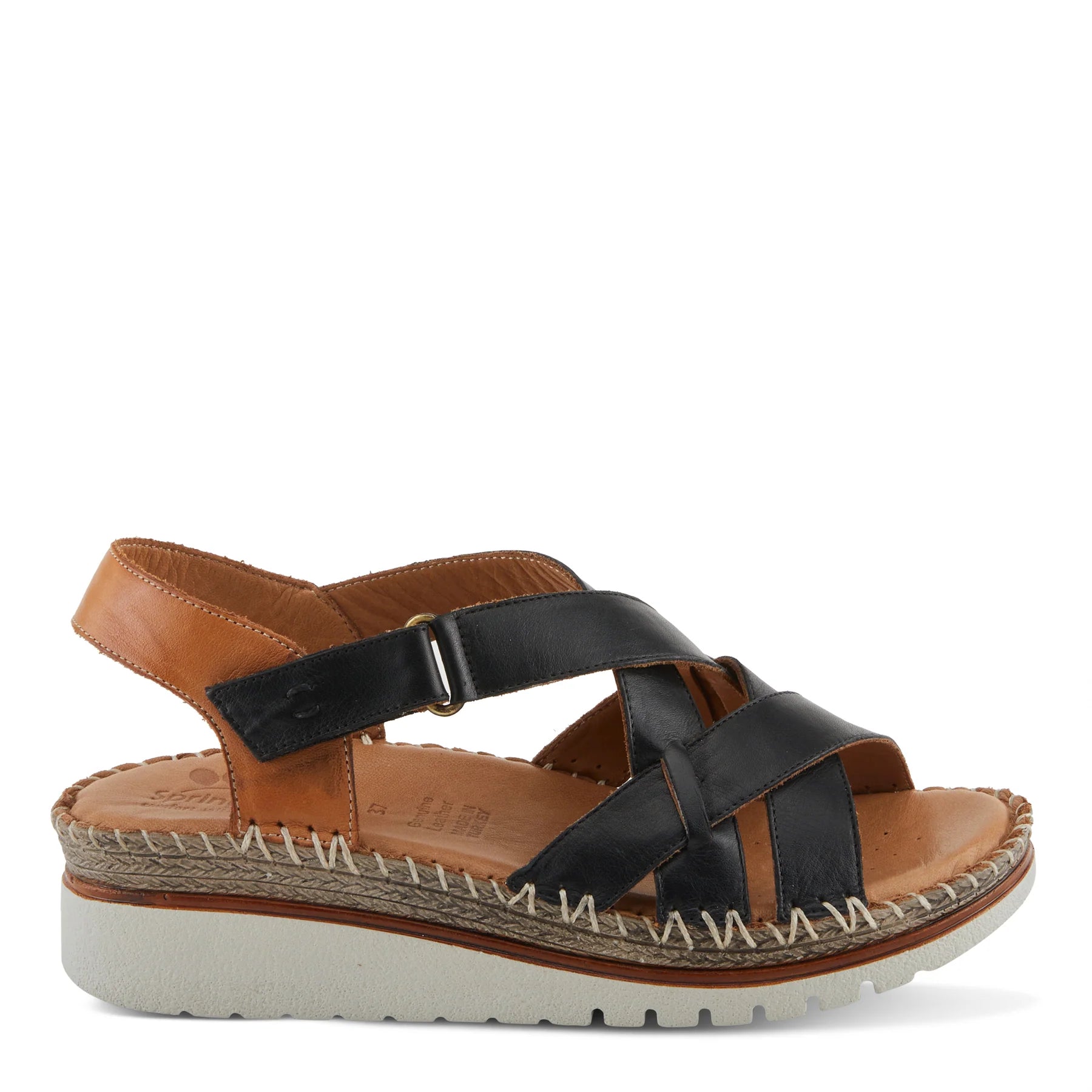 Women's Spring Step Migula Sandals Color: Black 2