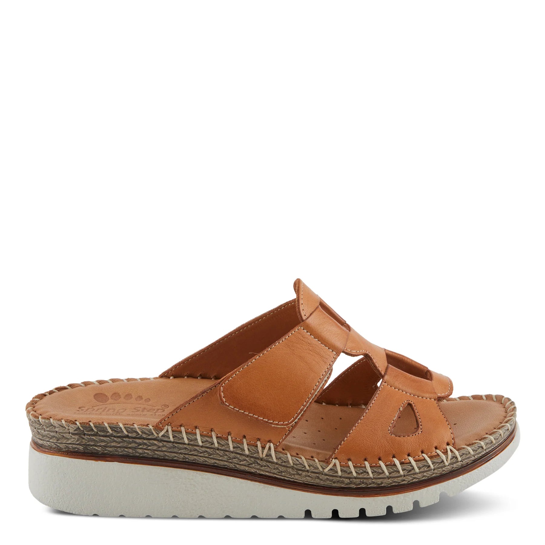 Women's Spring Step Montera Sandals Color: Camel 2