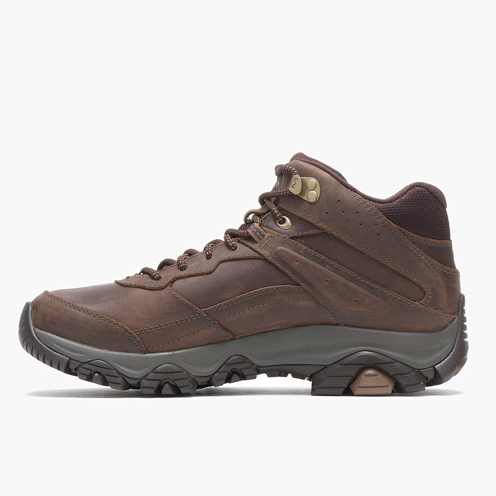 Men's Merrell Moab Adventure 3 Mid Waterproof Color: Earth 6