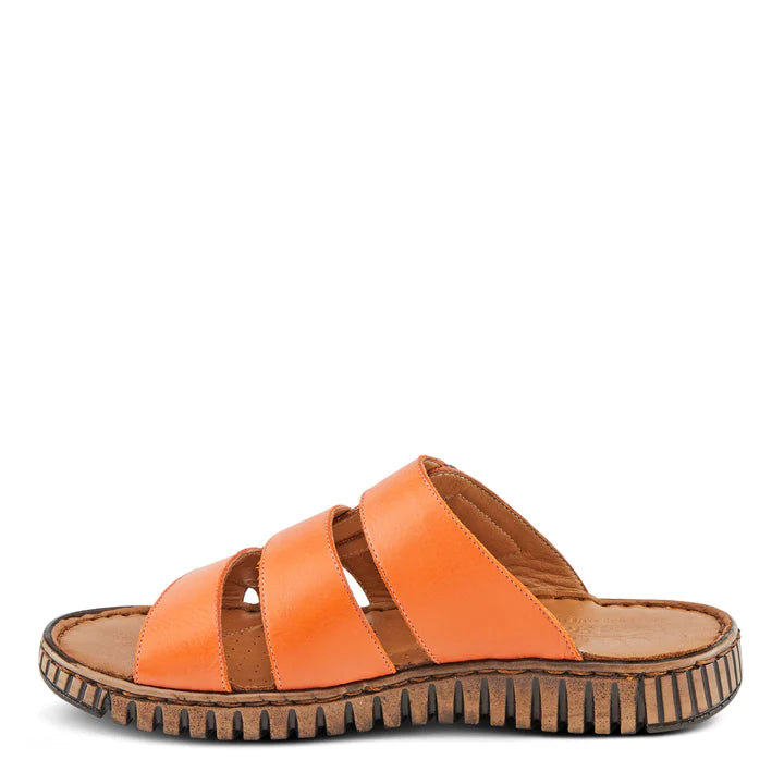 Women's Spring Step Olly Sandals Color: Coral 7