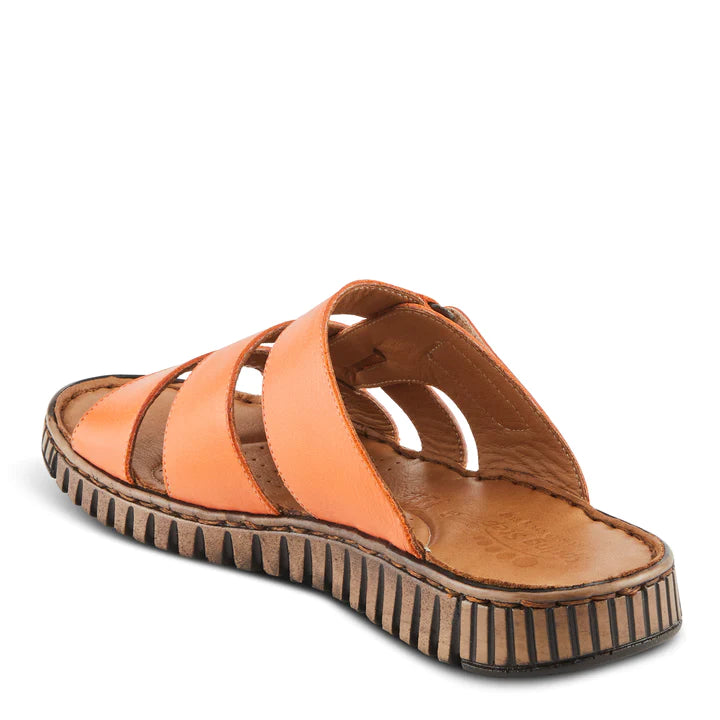 Women's Spring Step Olly Sandals Color: Coral 3