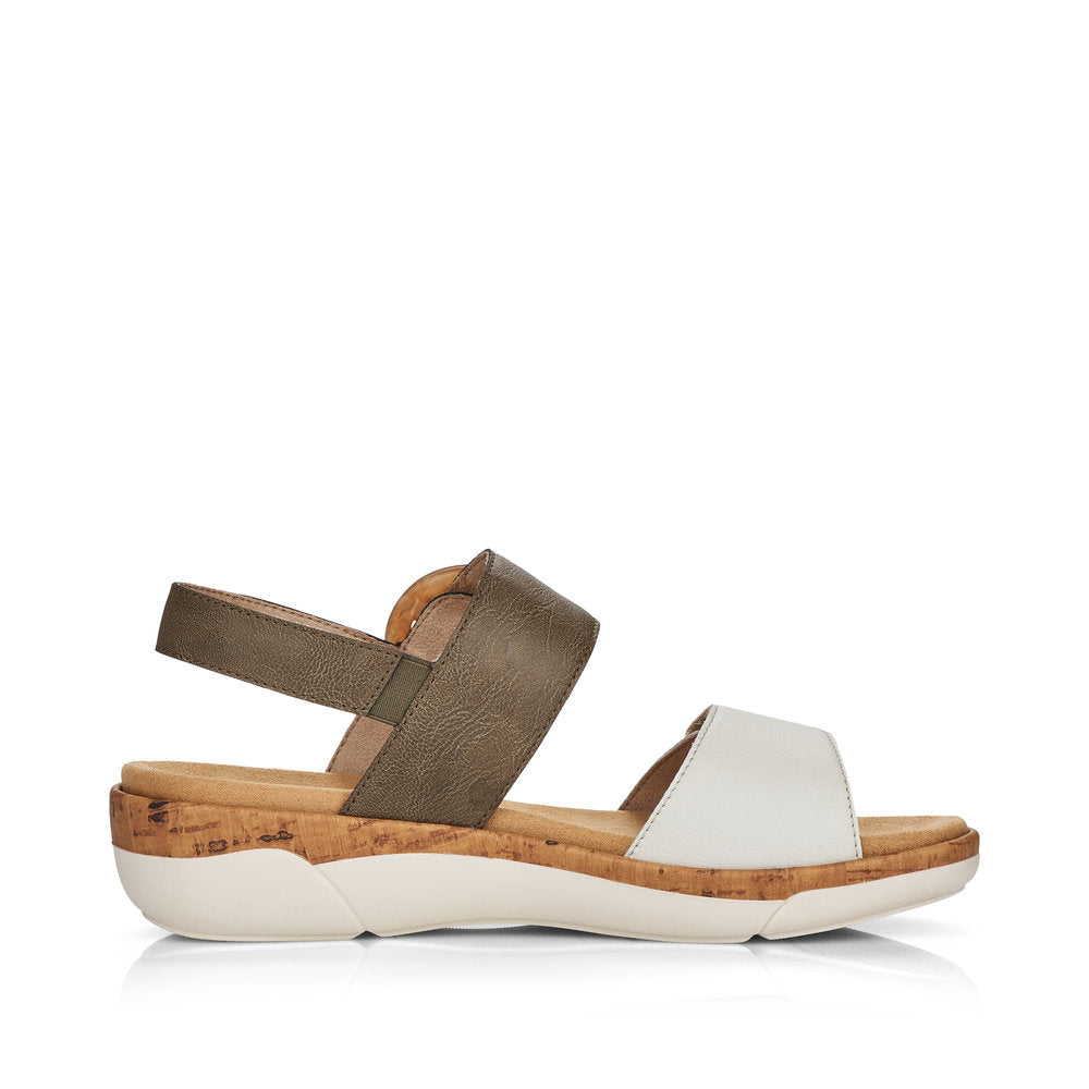 Women's Remonte Jocelyn Color: Off White / Tan 2