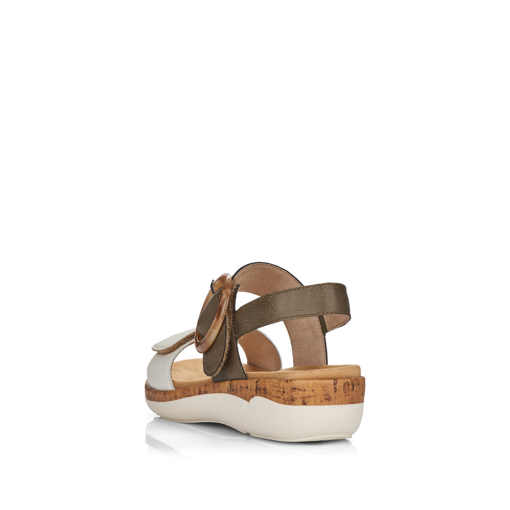 Women's Remonte Jocelyn Color: Off White / Tan 4