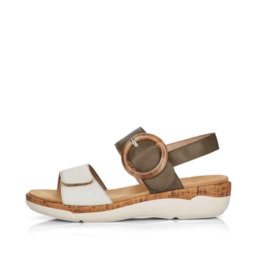 Women's Remonte Jocelyn Color: Off White / Tan 9