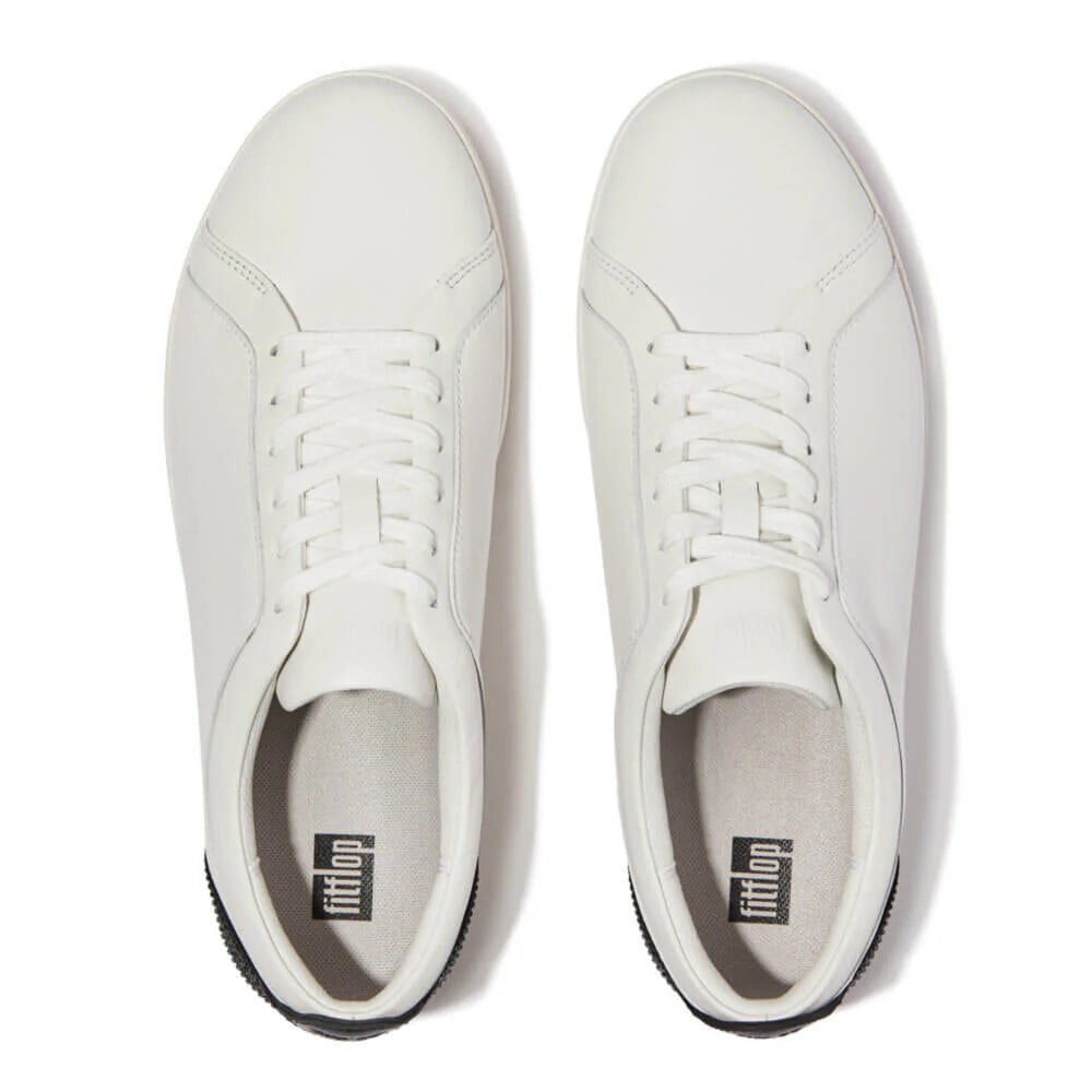 Women's Fitflop Rally Crystal-Backtab Leather Sneakers 5