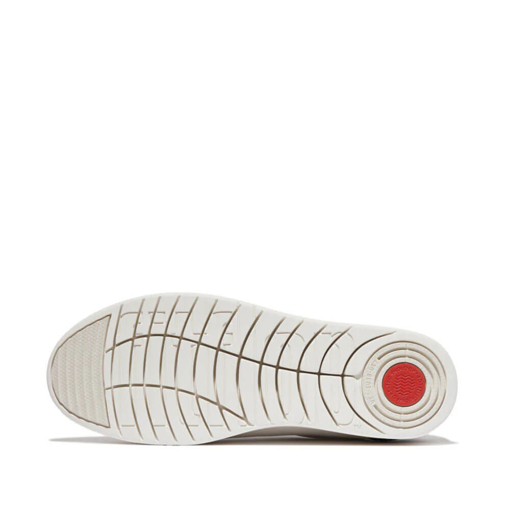 Women's Fitflop Rally Crystal-Backtab Leather Sneakers 4