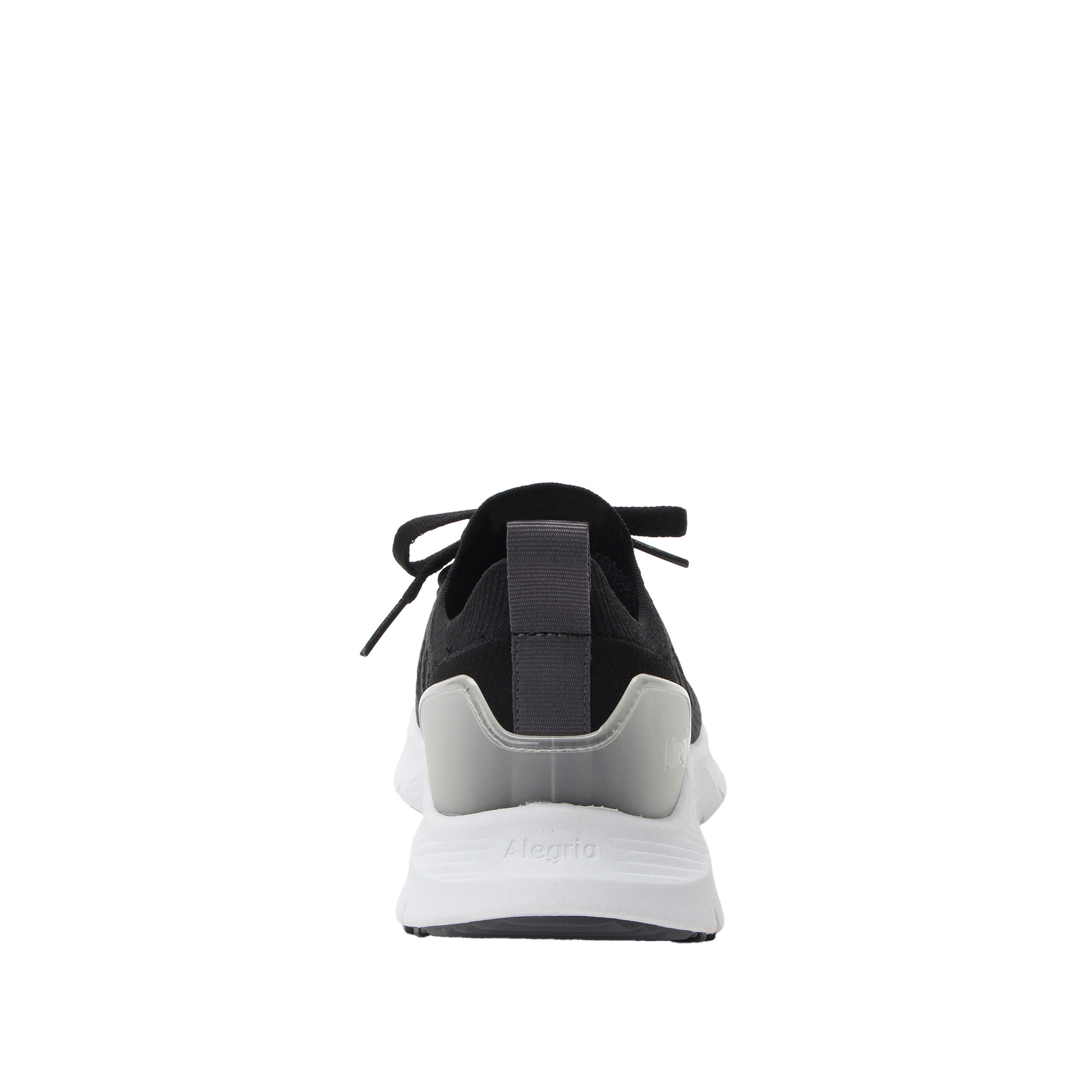 Black and white sneaker on a white background