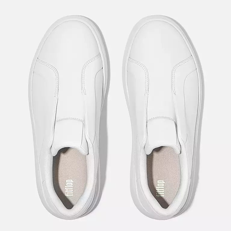 Women's FitFlop RTG Leather Slip-On Sneakers 1