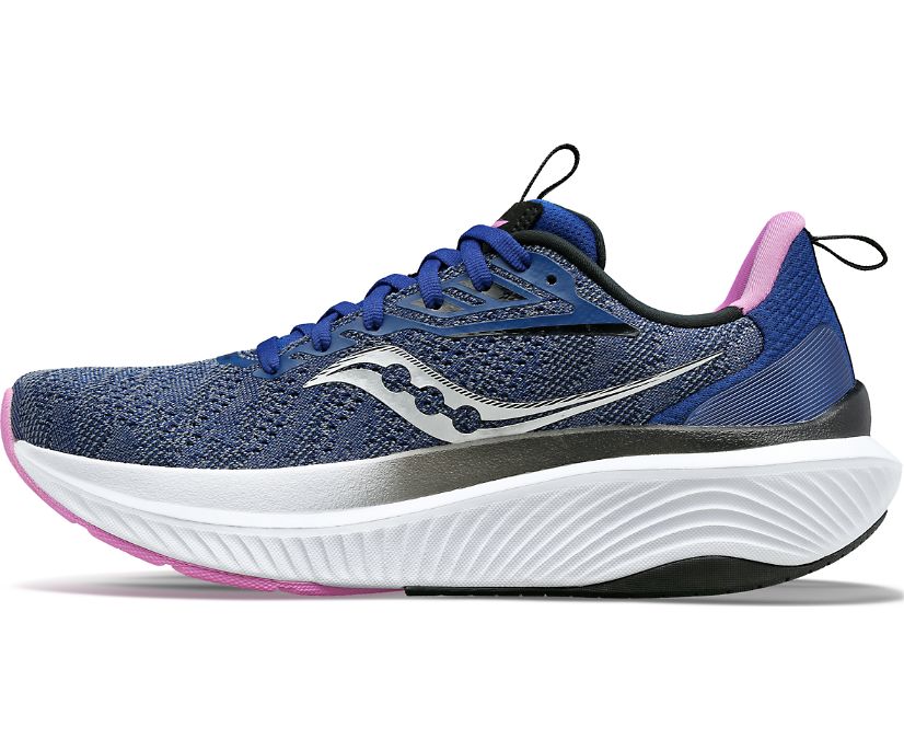 Women's Saucony Echelon 9 Color: Indigo | Grape (WIDE WIDTH) 3
