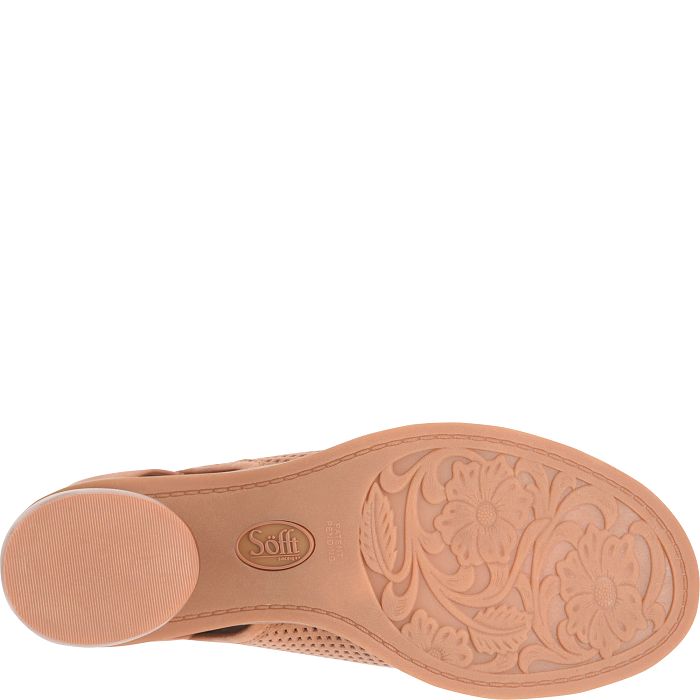 Women's Sofft Carleigh Color: luggage Perforated (Tan) 5