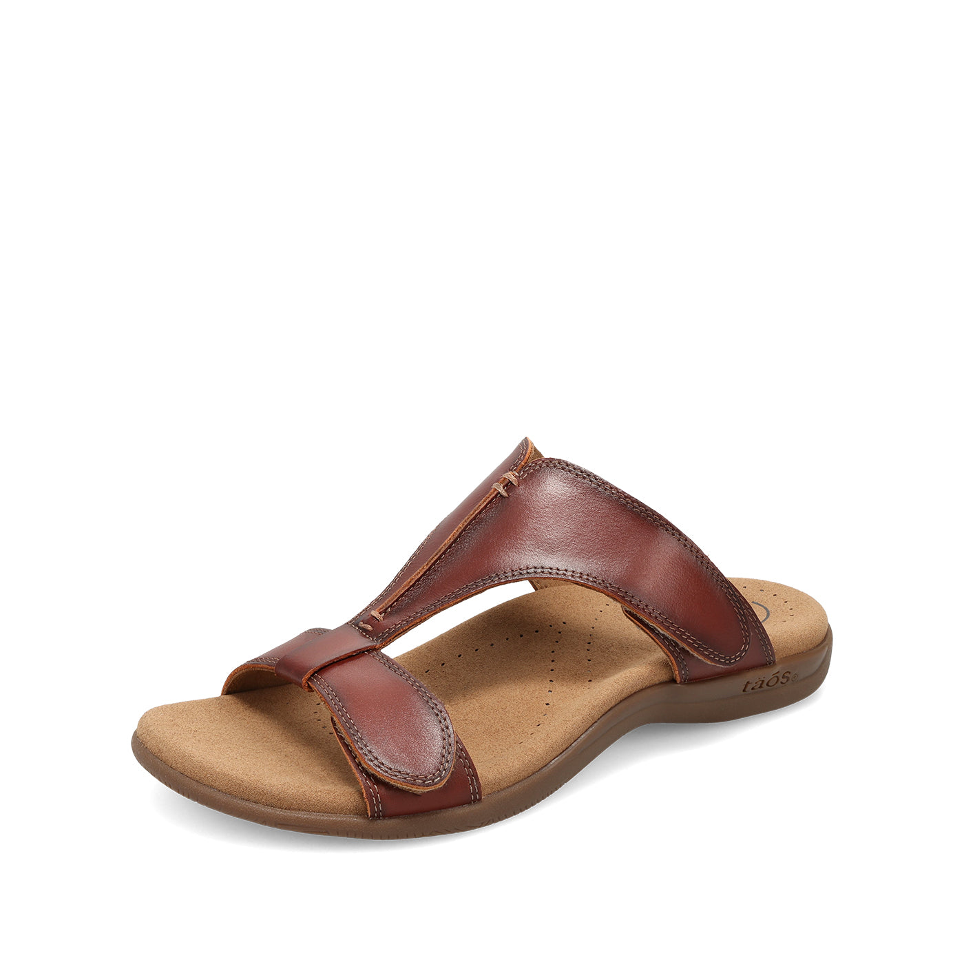 Brown sandal on a white background