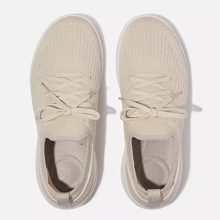 Women's Fitflop Super-Q Knit Slip-On Laced Sneakers 1