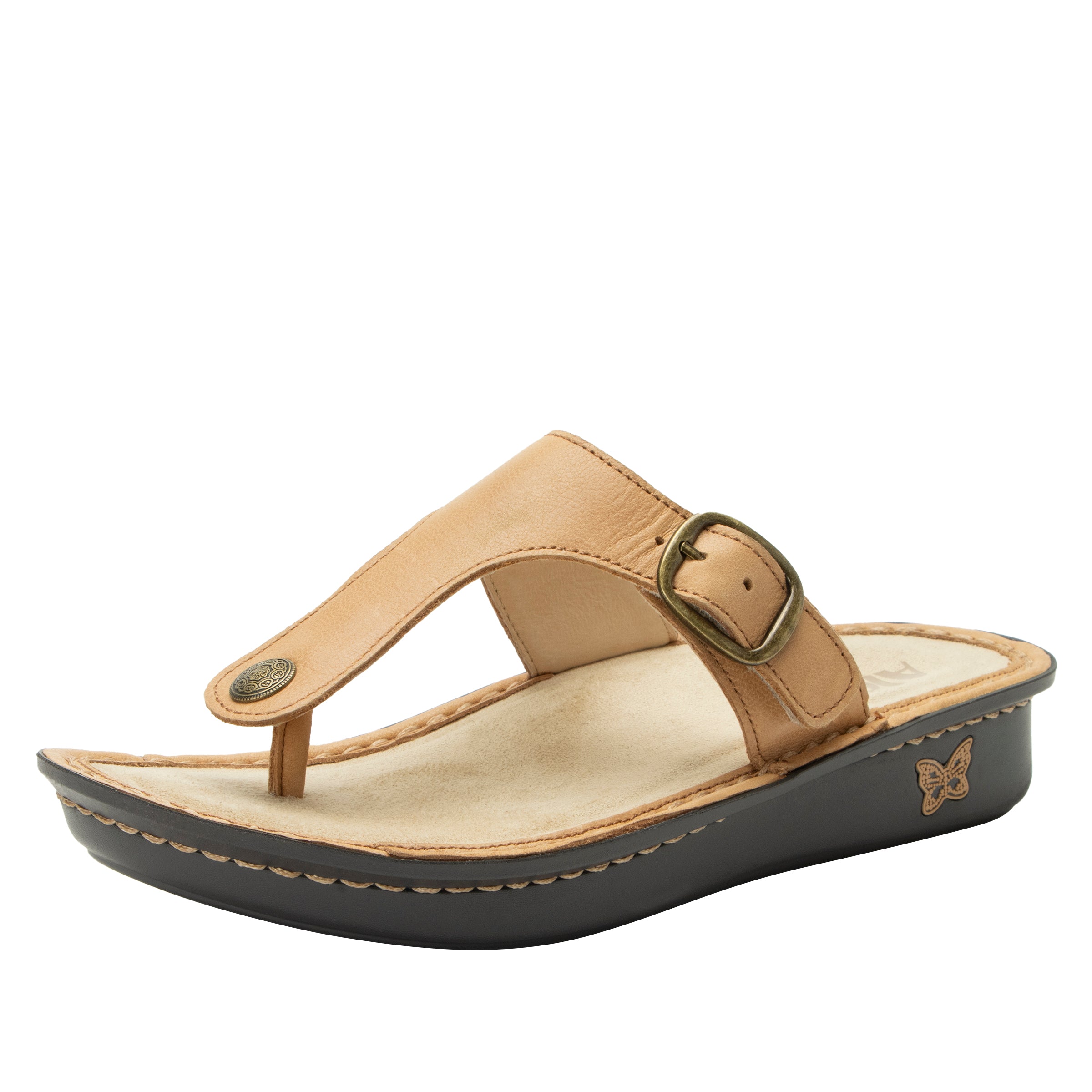 Women's Alegria Vella Sandal Color: Sandstone 1